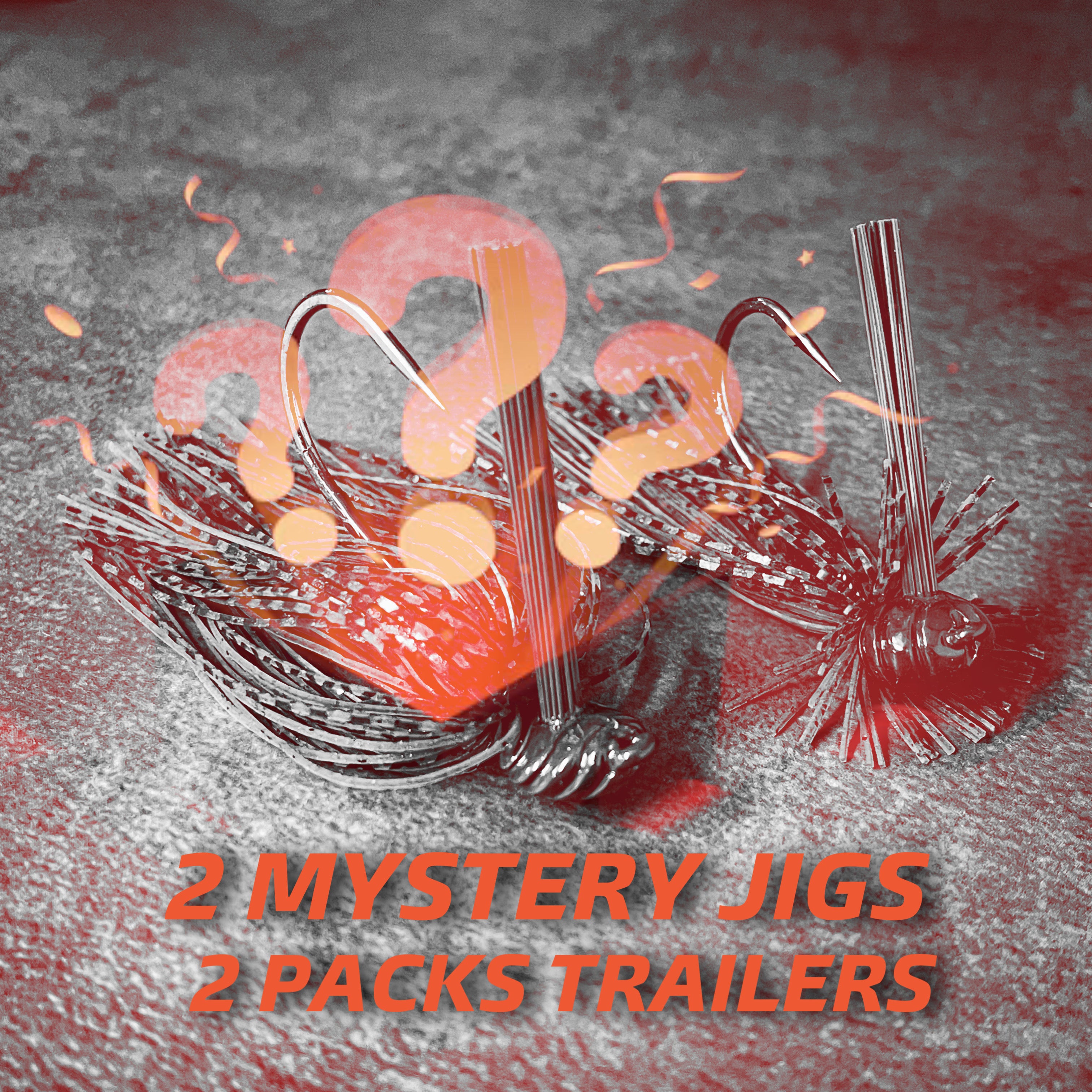 Mystery 2 Jigs & 2 Packs of Matching Trailers Bundle