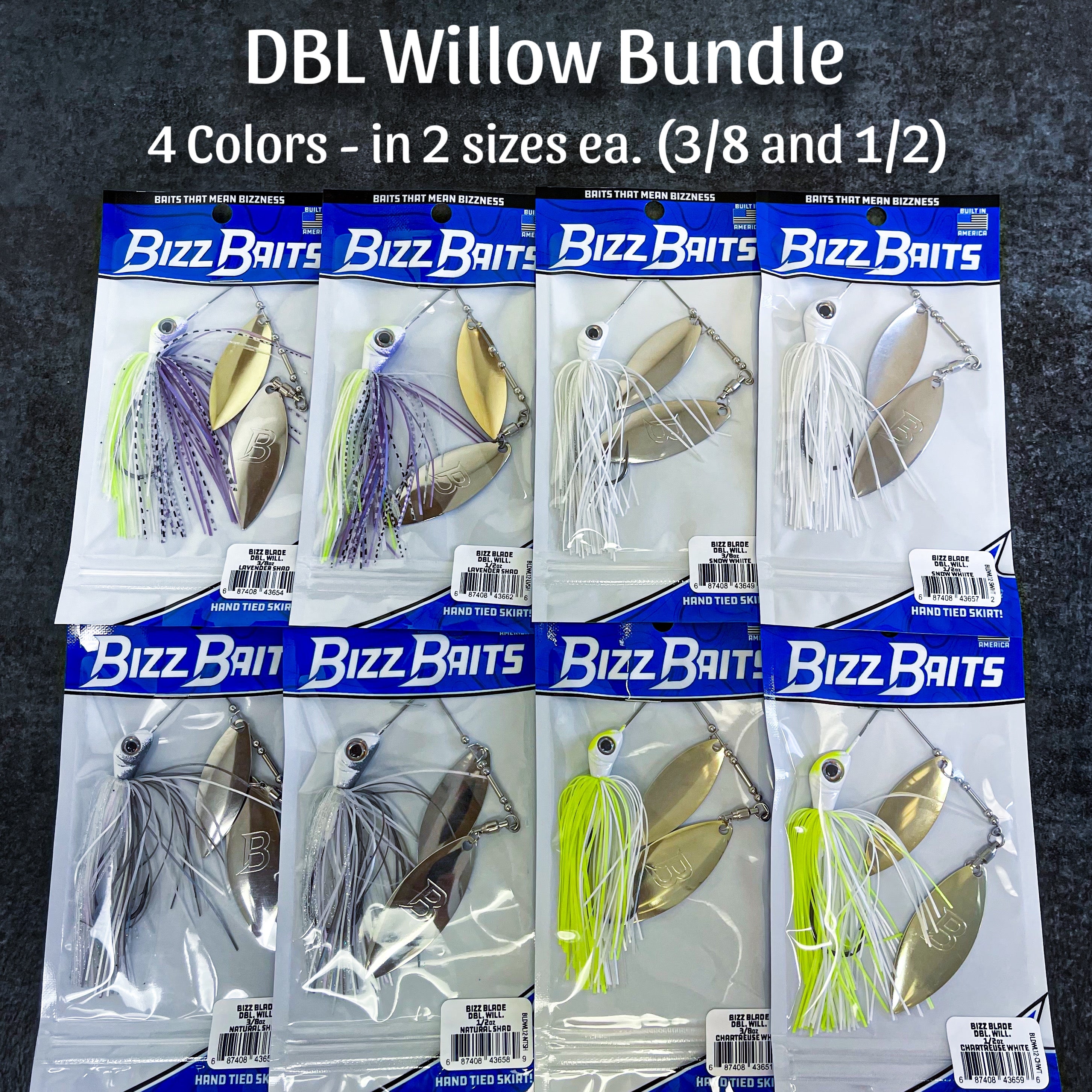 DBL Willow Bizz Blade Bundle | Bizz Baits