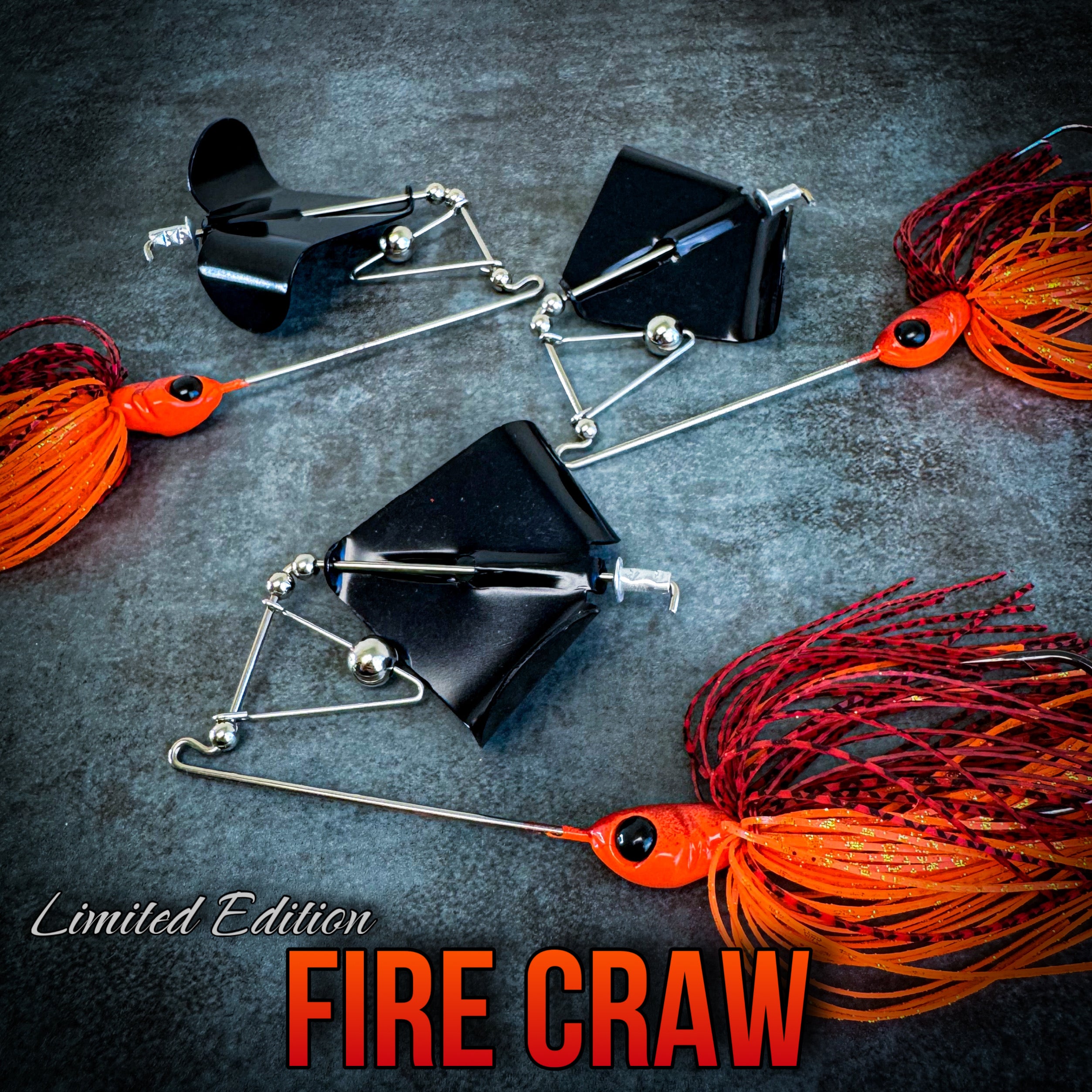 Limited Fire Craw Dinnerbell Buzz Bait - 3/8oz — Made to order please allow 1 week to ship