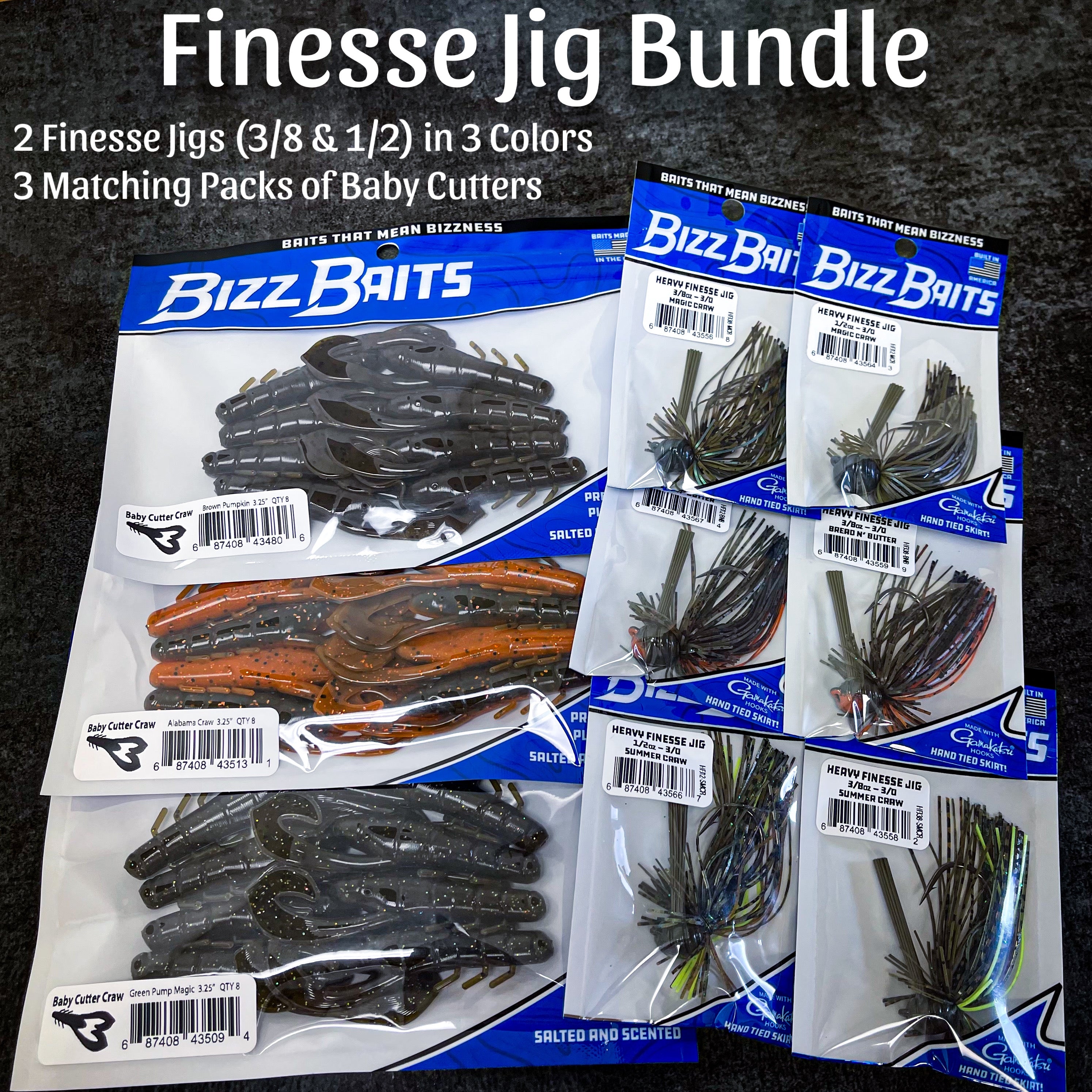 Finesse Jig Bundle  w/ MATCHING Trailers