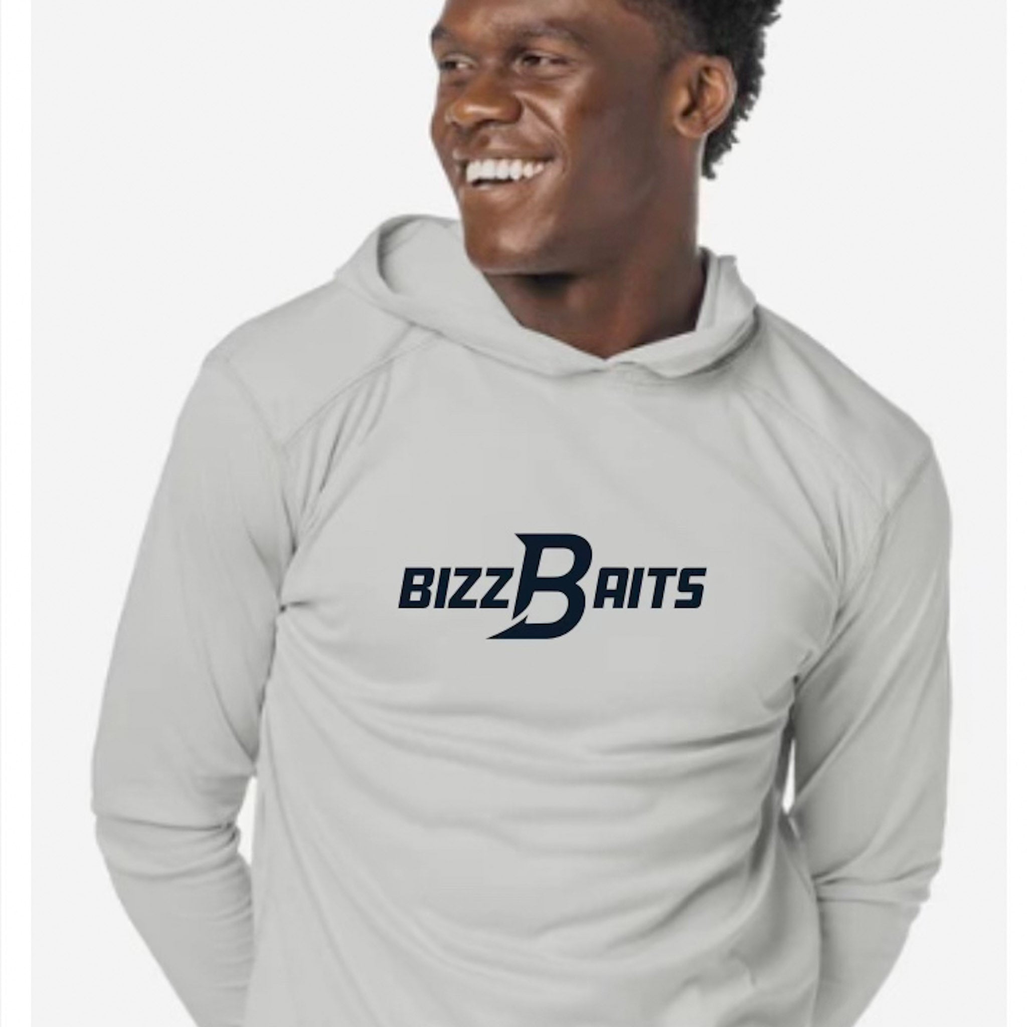 Lightweight Hooded Sunshirt - Silver