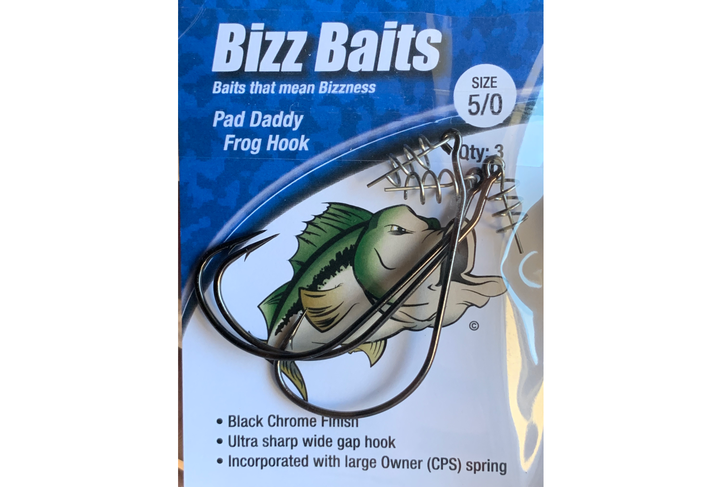 Frog Hooks | 3 per pack